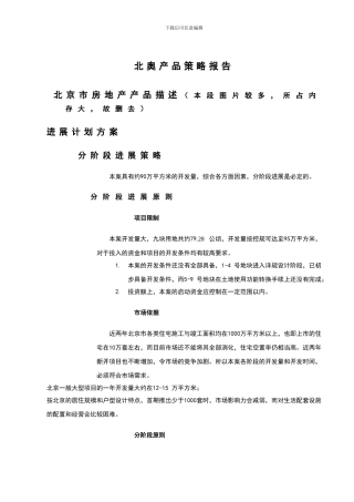 北奥产品策略报告