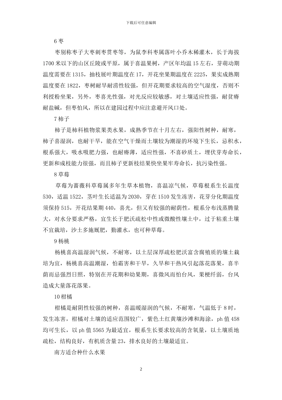 南方适合种植什么水果_第2页