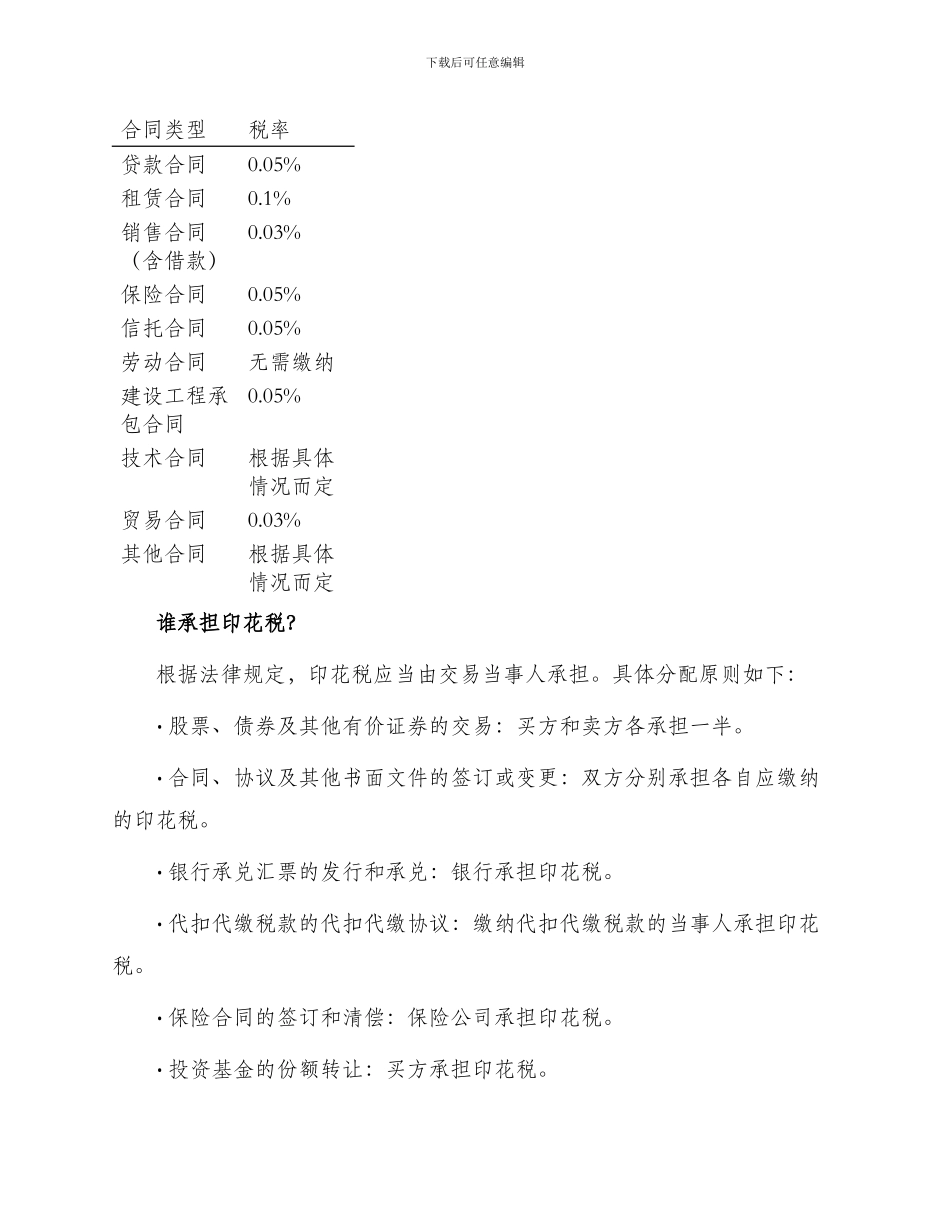印花税税目税率表合同印花税税率表_第3页