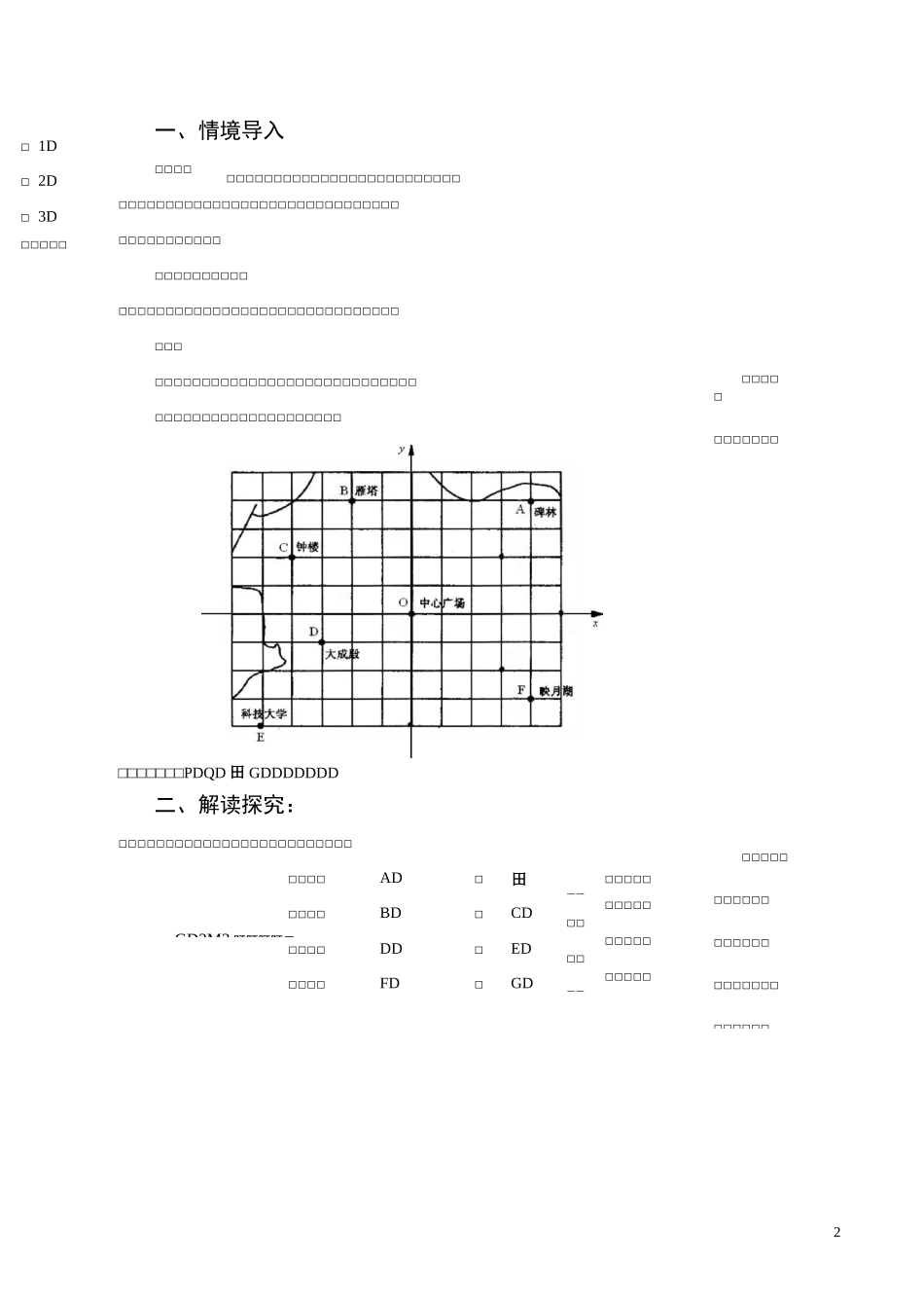 平面直角坐标系复习_第2页
