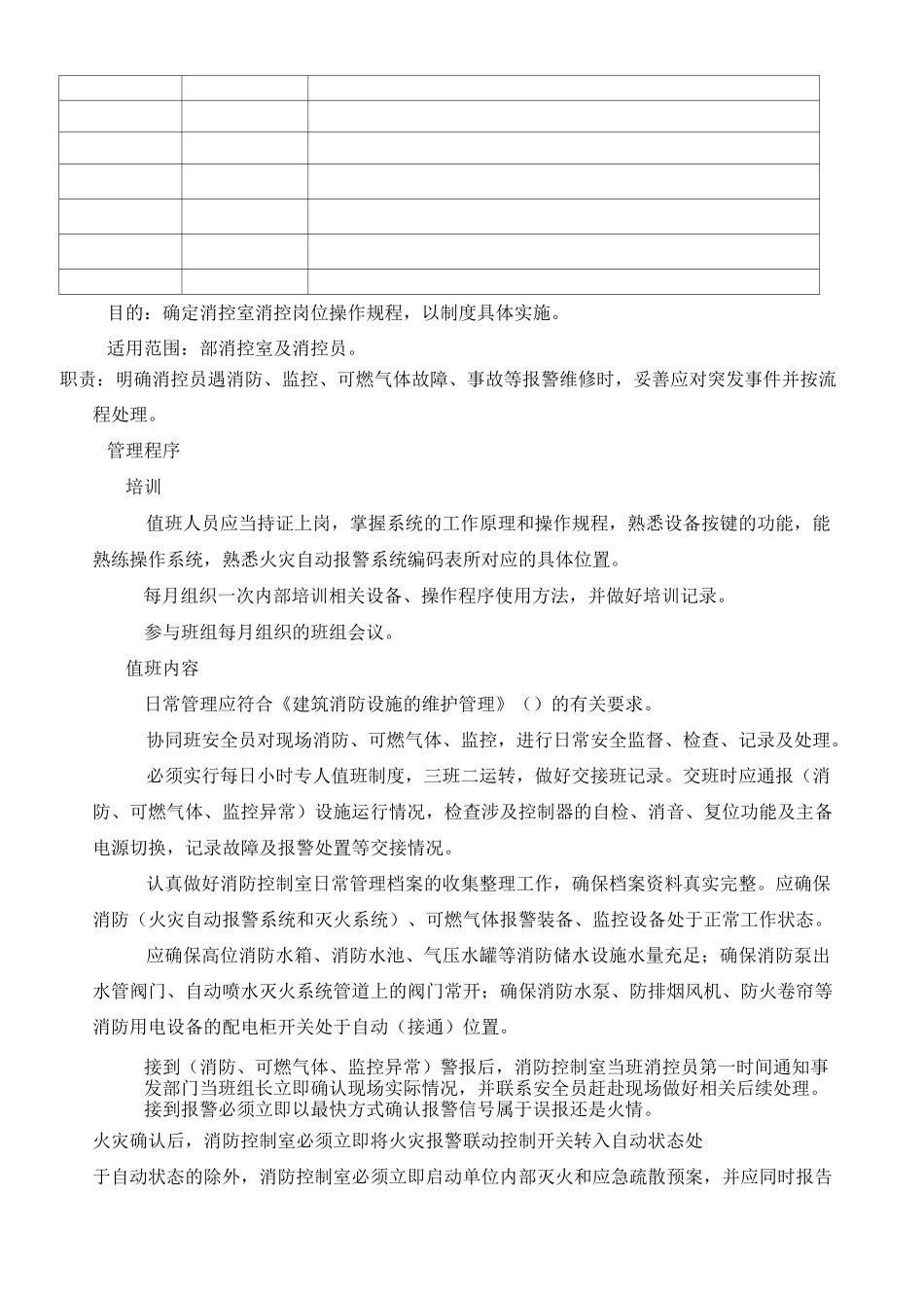 消控室岗位操作规程_第2页