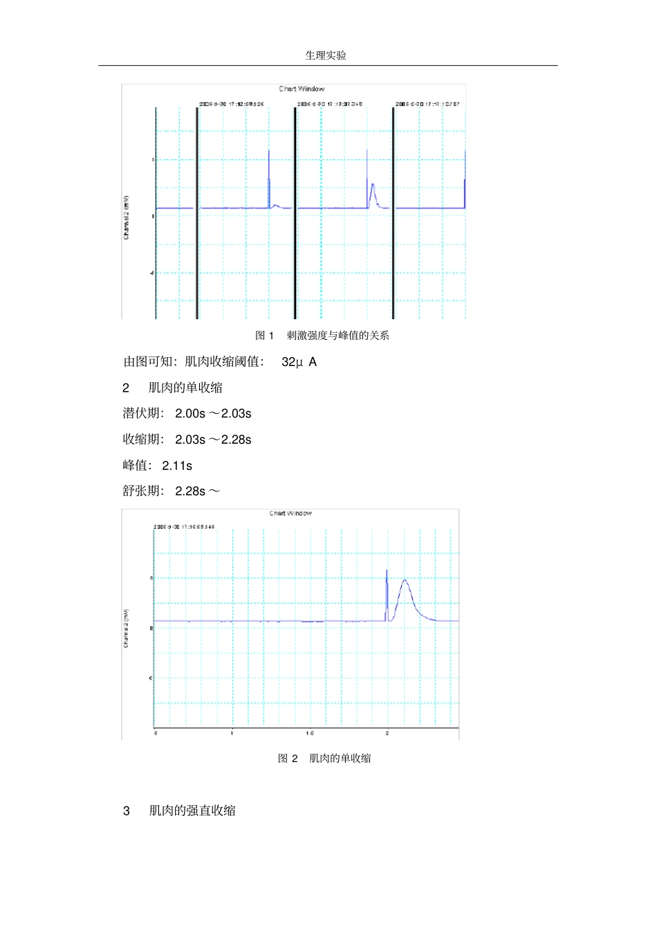 试验三刺激和骨骼肌收缩反应的关系试验报告_第3页