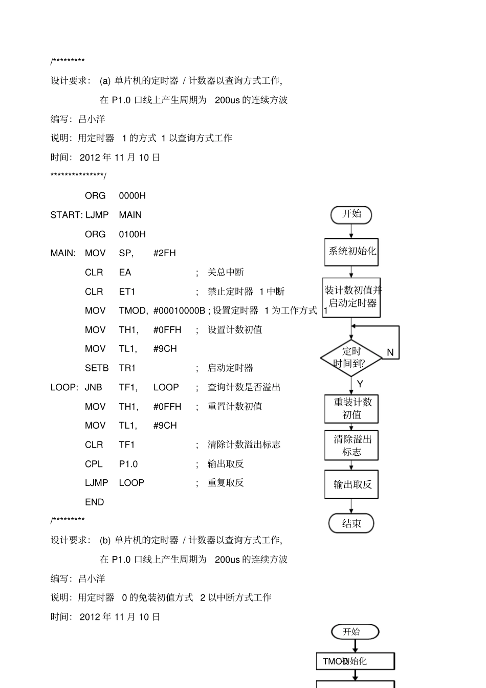 试验三定时器计数器应用试验一_第2页