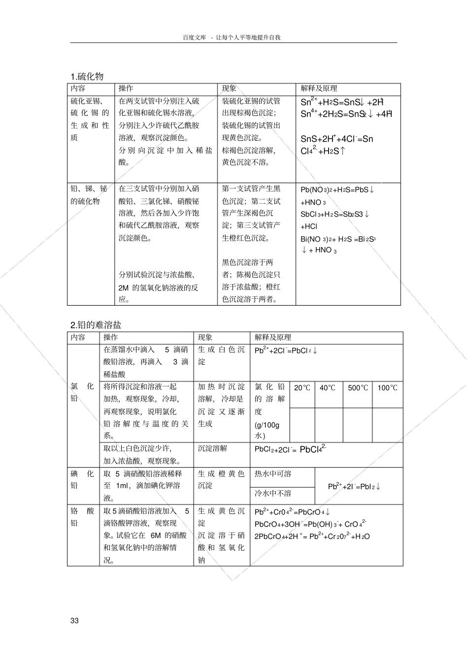 试验五碱金属碱土金属锡铅锑铋_第3页