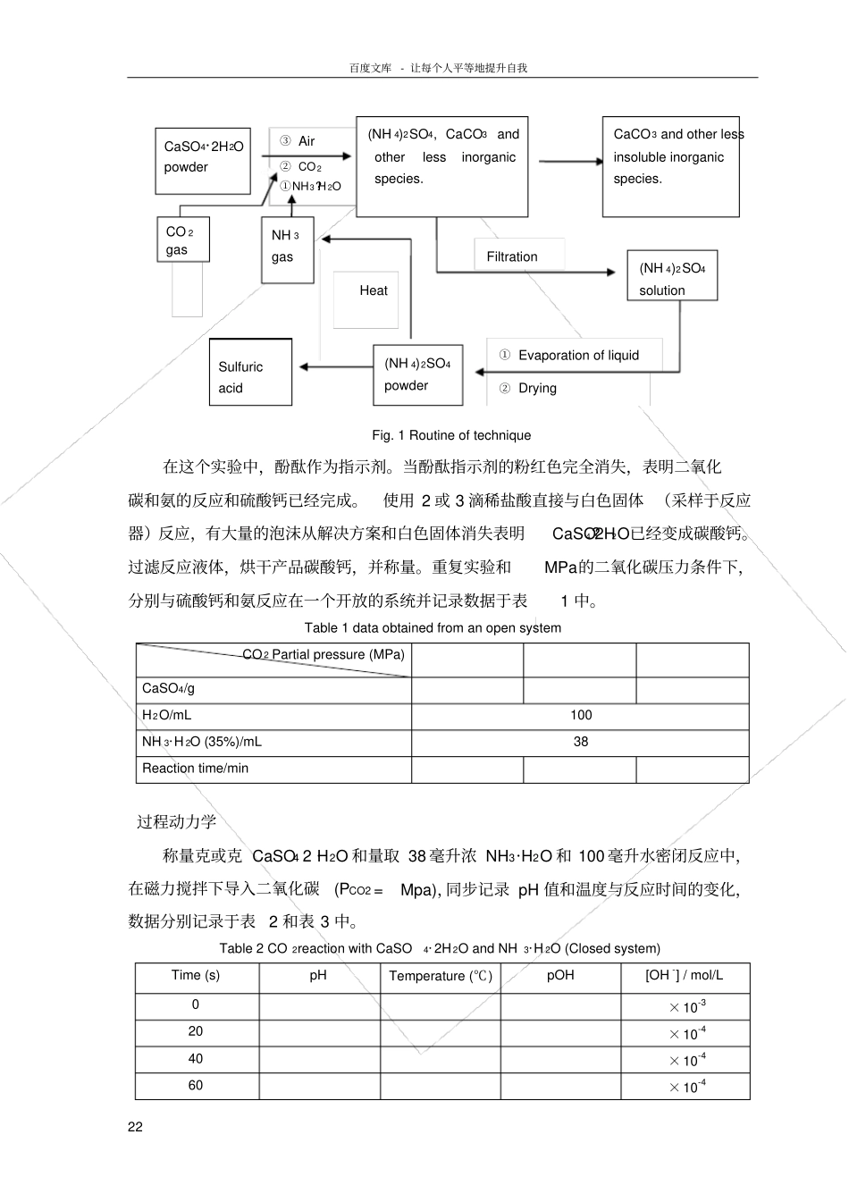 试验八NH3CaSO4法固定CO2温室气体_第2页