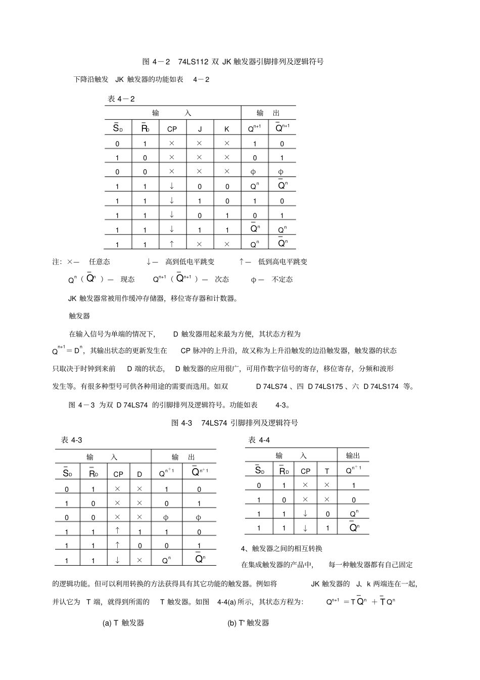 试验四触发器及其应用_第2页
