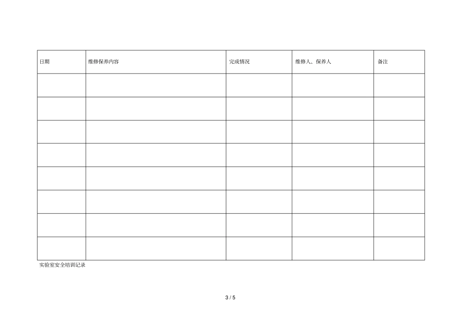 试验室使用记录表_第3页