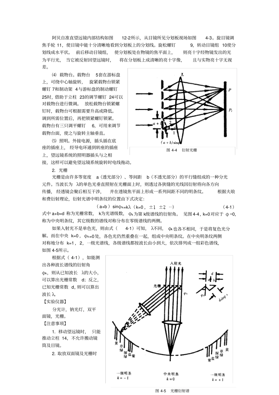 试验报告分光计_第3页