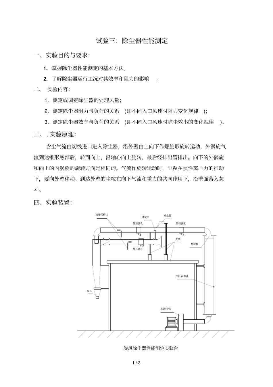 试验除尘器性能测定_第1页