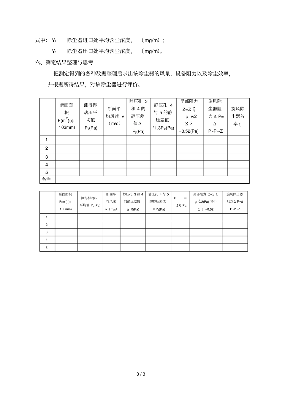 试验除尘器性能测定_第3页