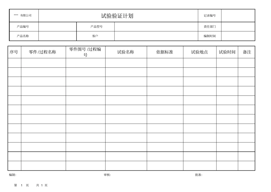 试验验证计划_第1页