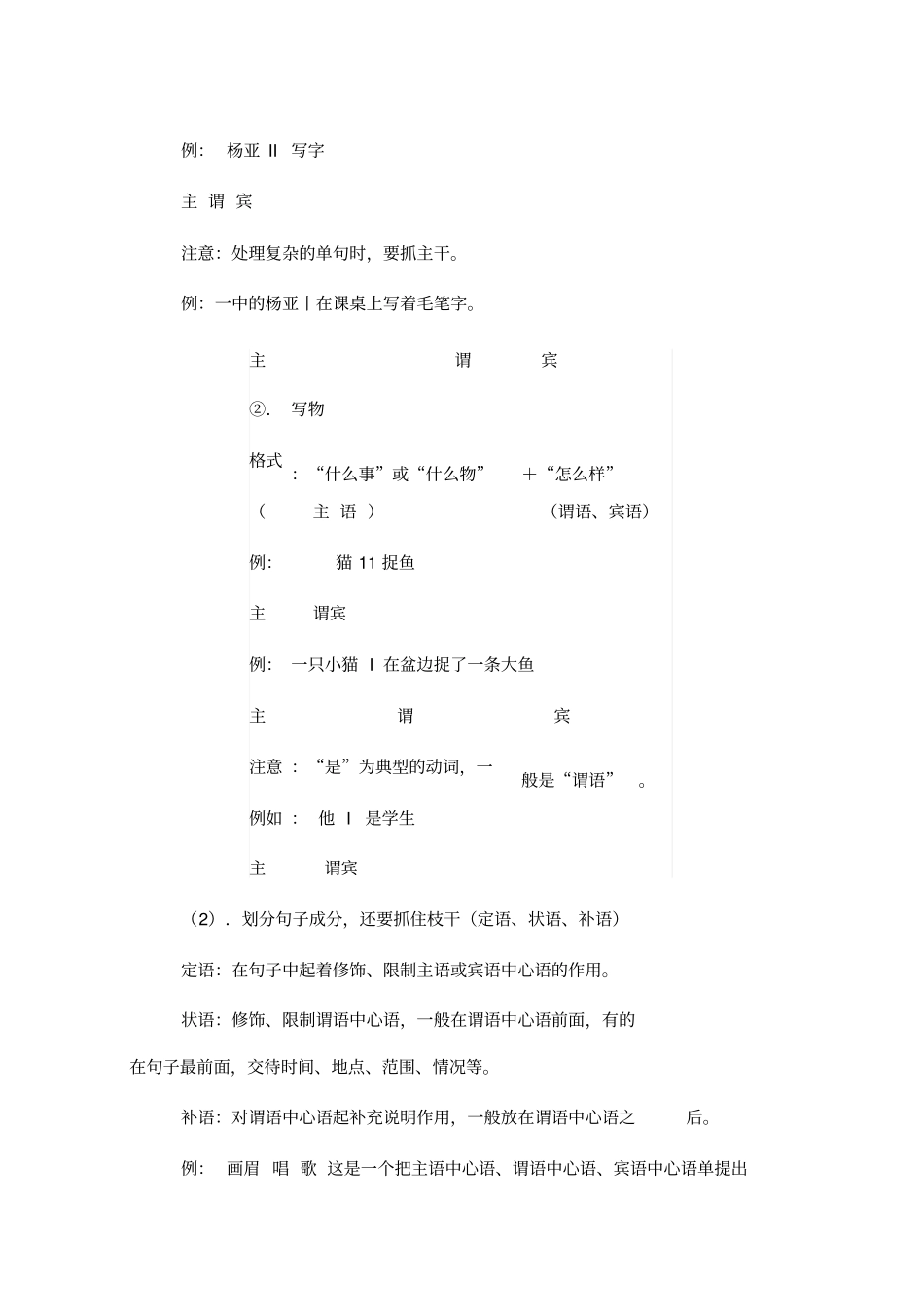 语文句子成分分析例句_第2页