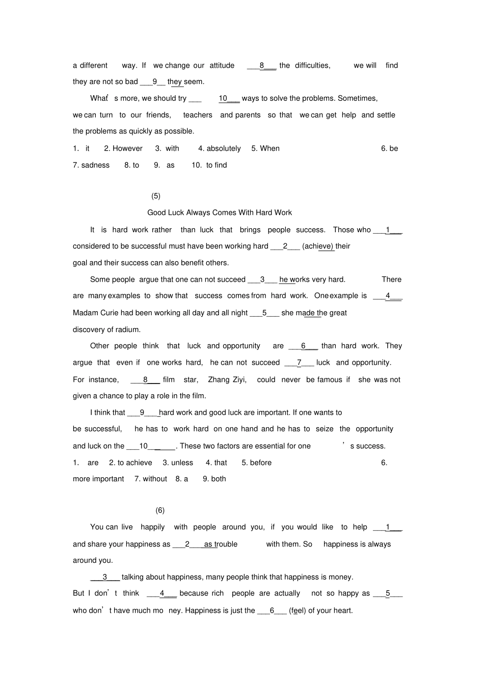 语法填空题库_第3页