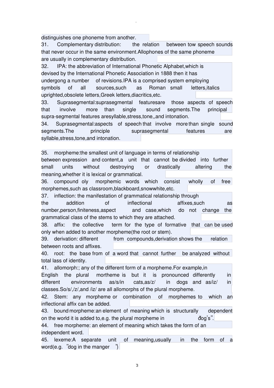 语言学名词解释76830_第3页