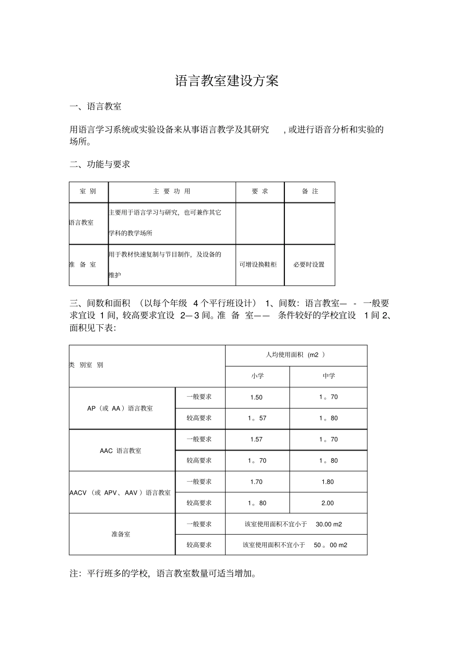 语言教室建设方案完整_第2页