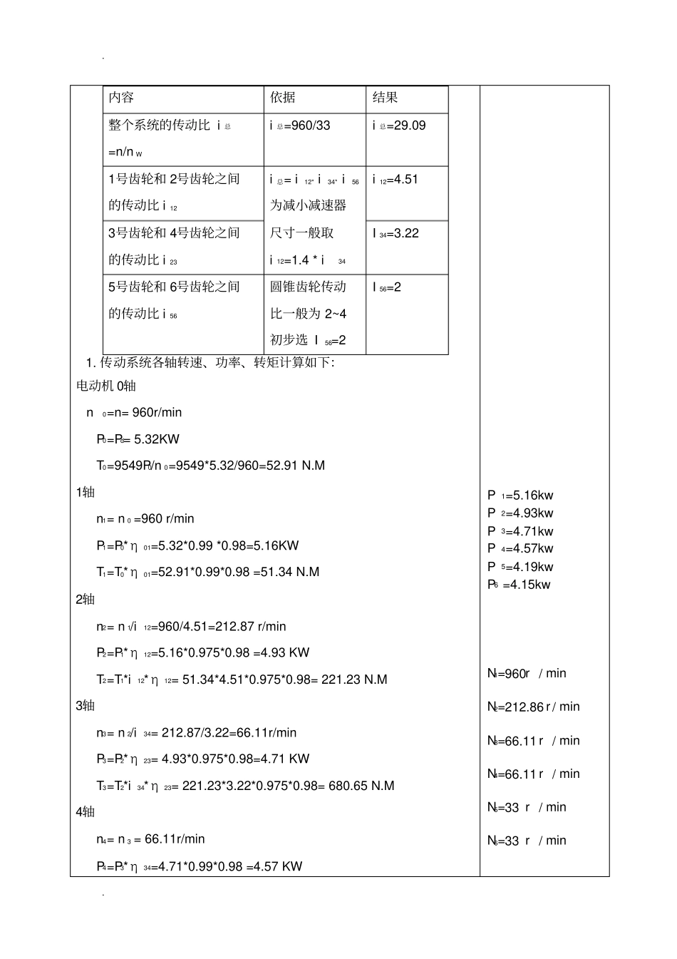 说明书-碾砂机传动装置设计_第3页
