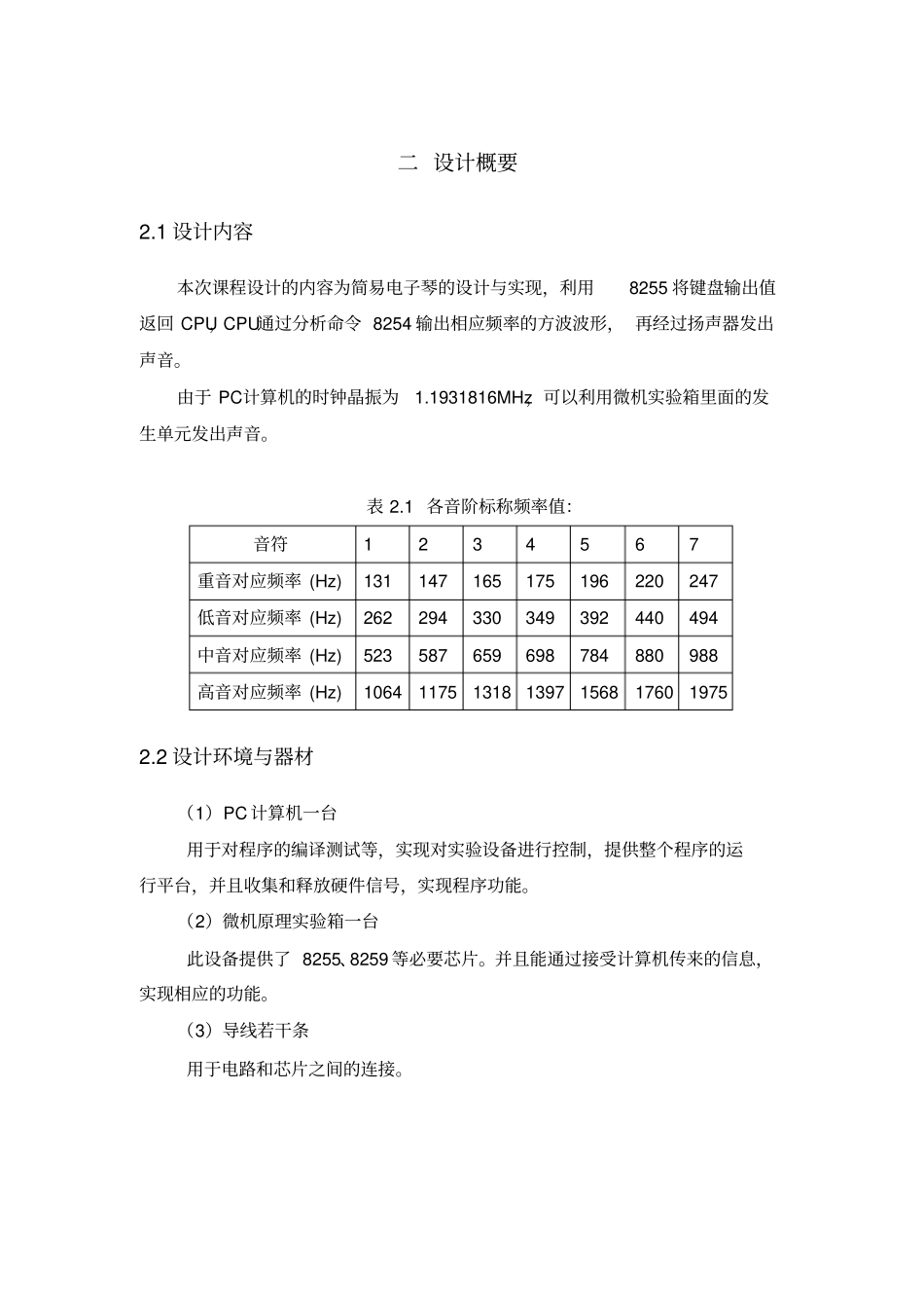 课程设计简易电子琴设计_第3页