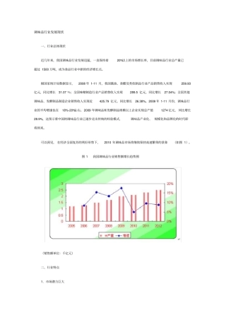 调味品行业发展现状4343705