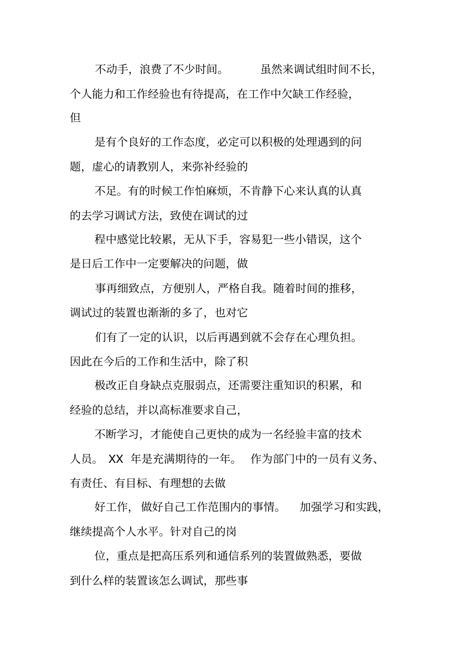 调试员工作总结_第2页