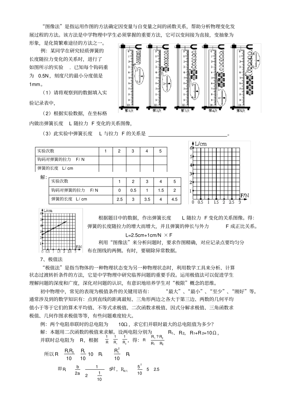 谈初中物理中常用的数学方法_第3页