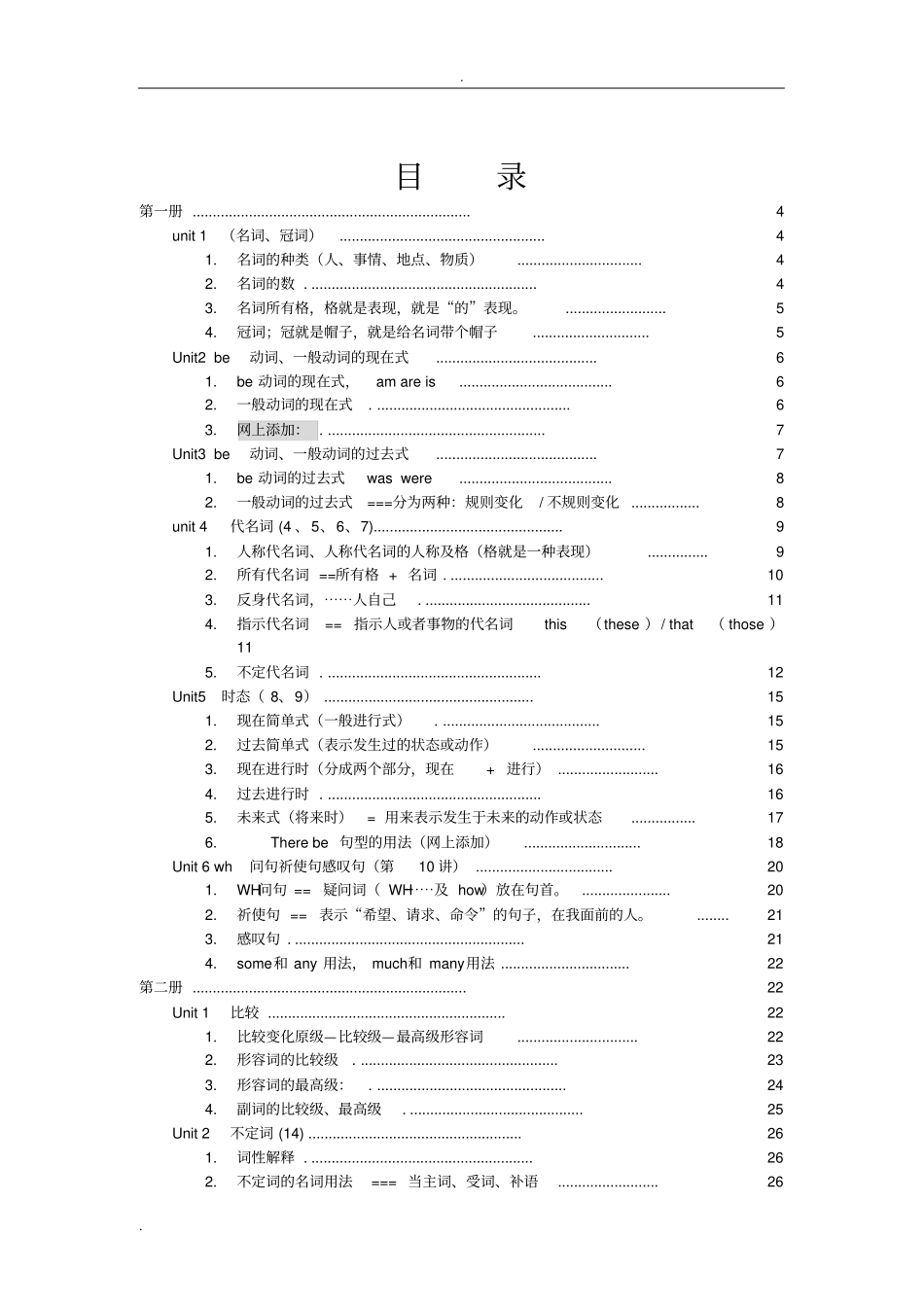 谢孟媛初级文法—手抄本讲义加重点_第1页