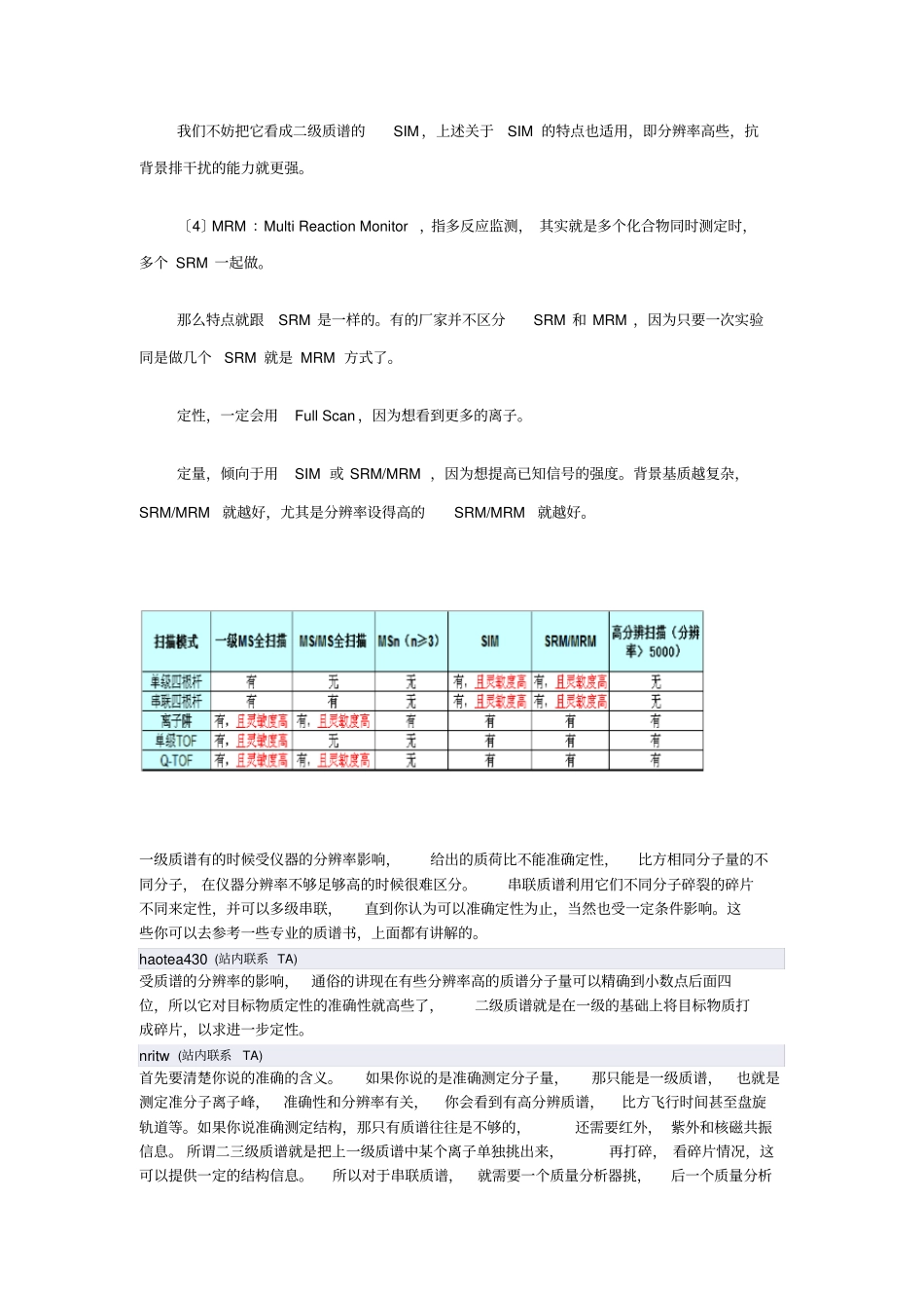 质谱的几种工作模式：SIM-SRM-MRM_第2页