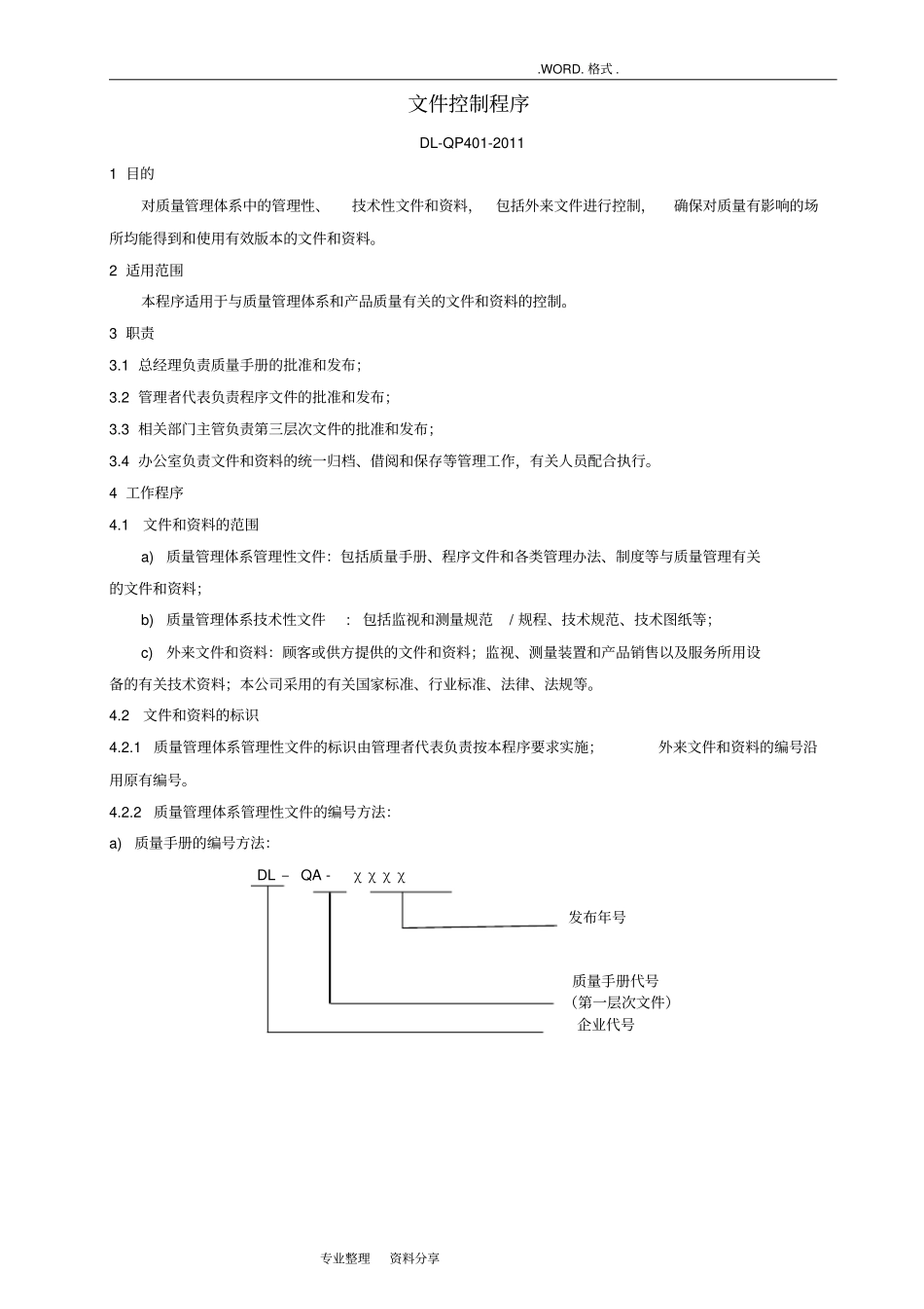 质量管理体系程序文件全套_第2页