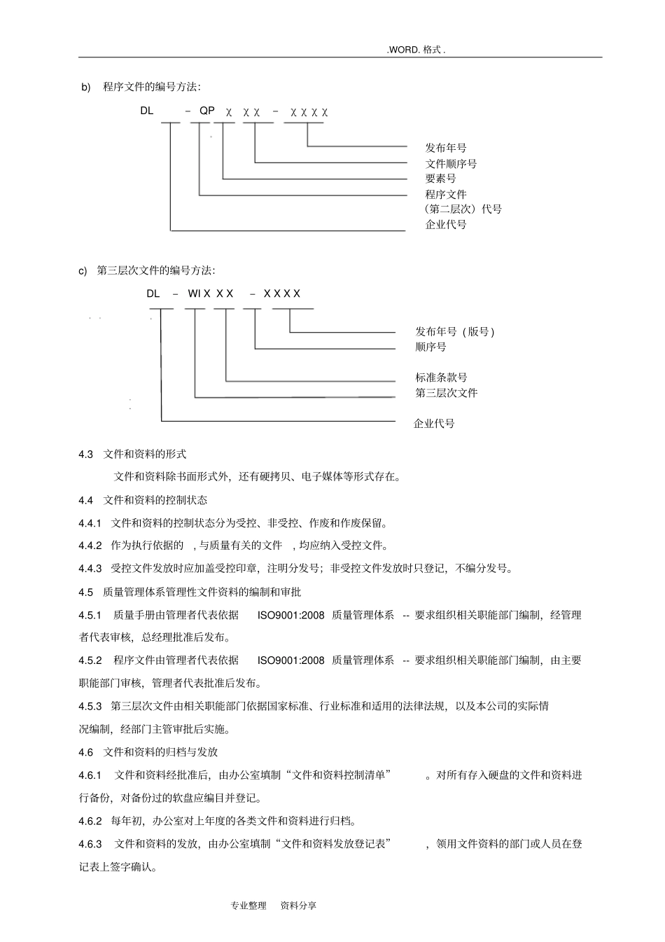 质量管理体系程序文件全套_第3页