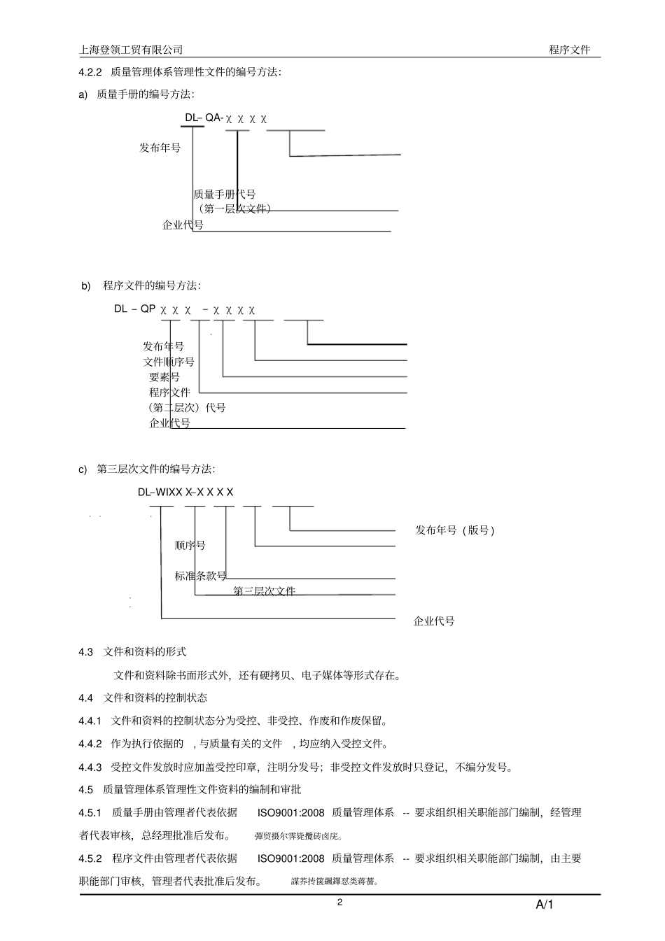 质量管理体系程序资料全套_第2页
