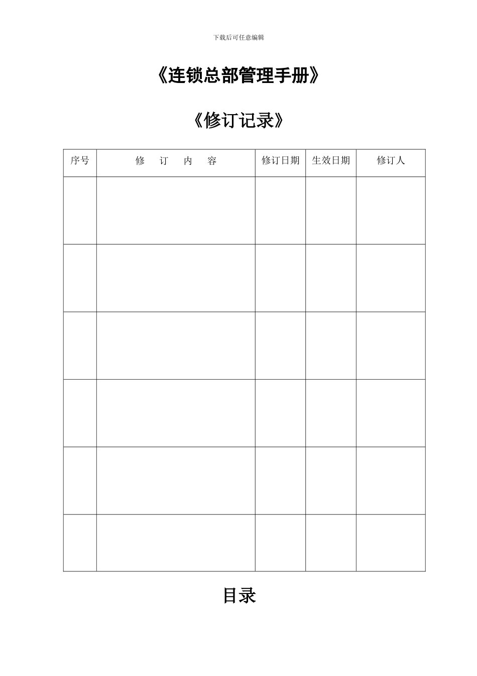 吴裕泰连锁总部管理手册_第1页
