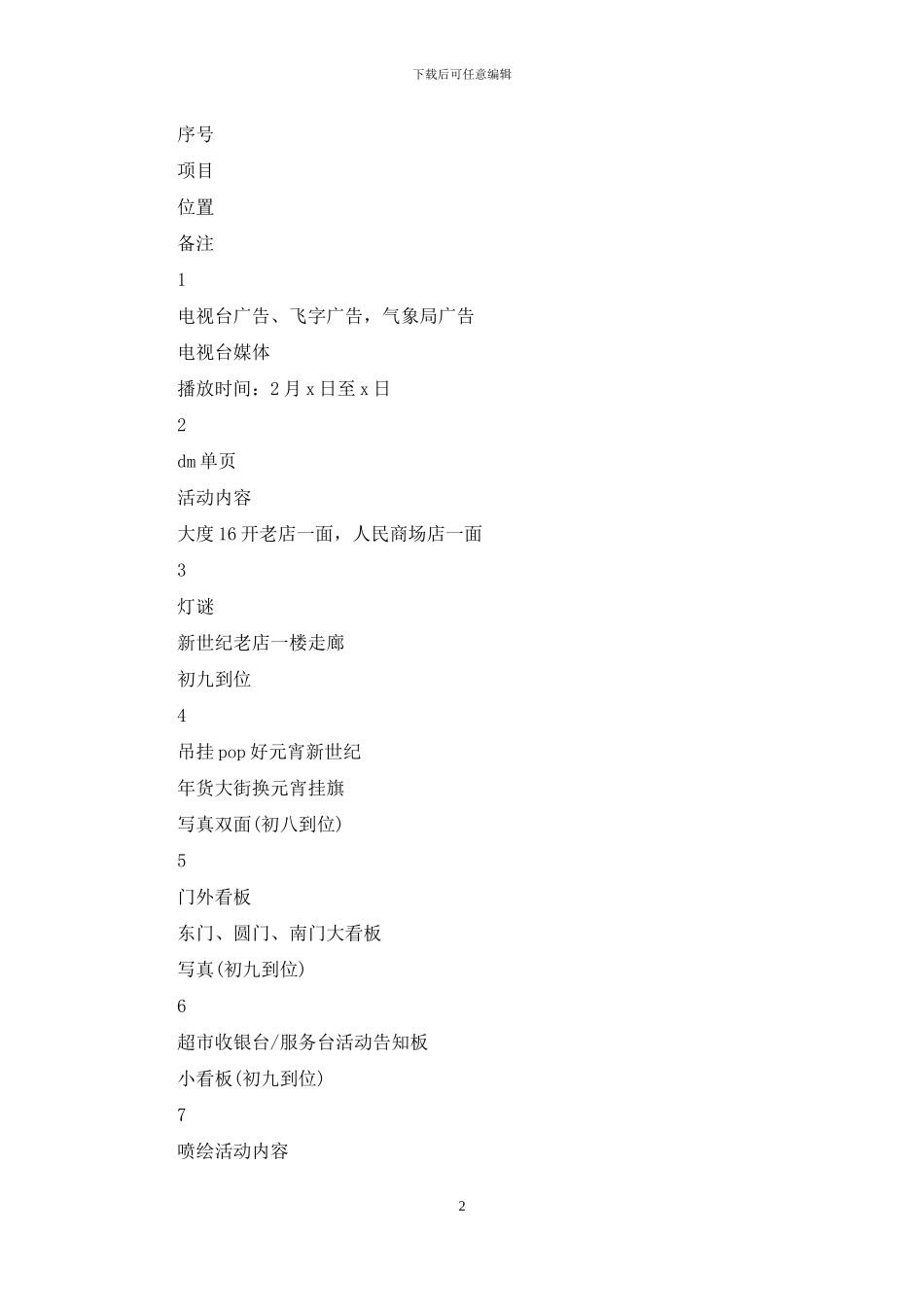 商场活动策划合集5篇_第2页
