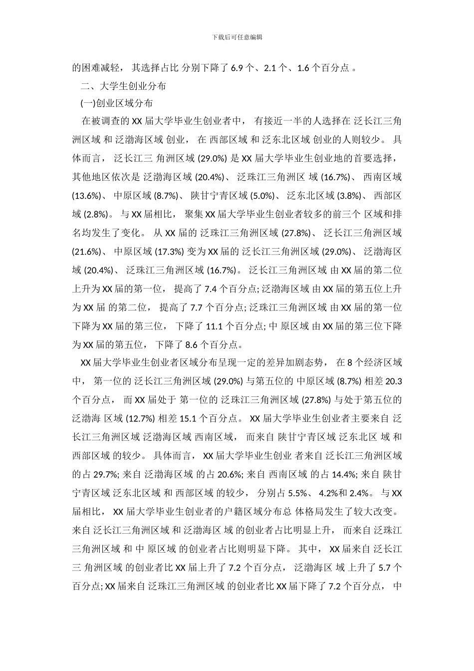 大学毕业生创业状况调查报告_第3页