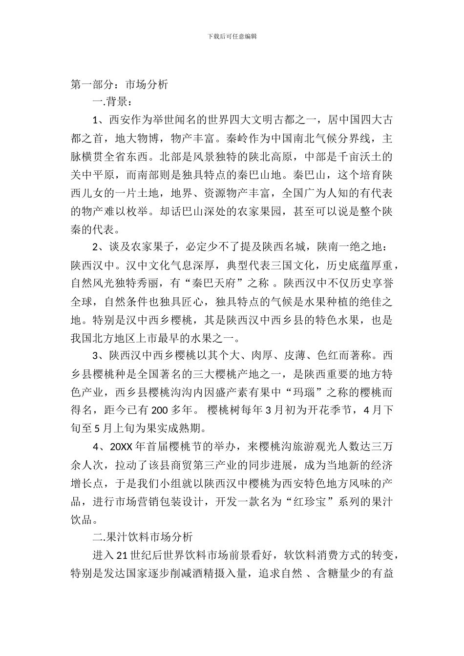 大学生市场营销策划书_第2页