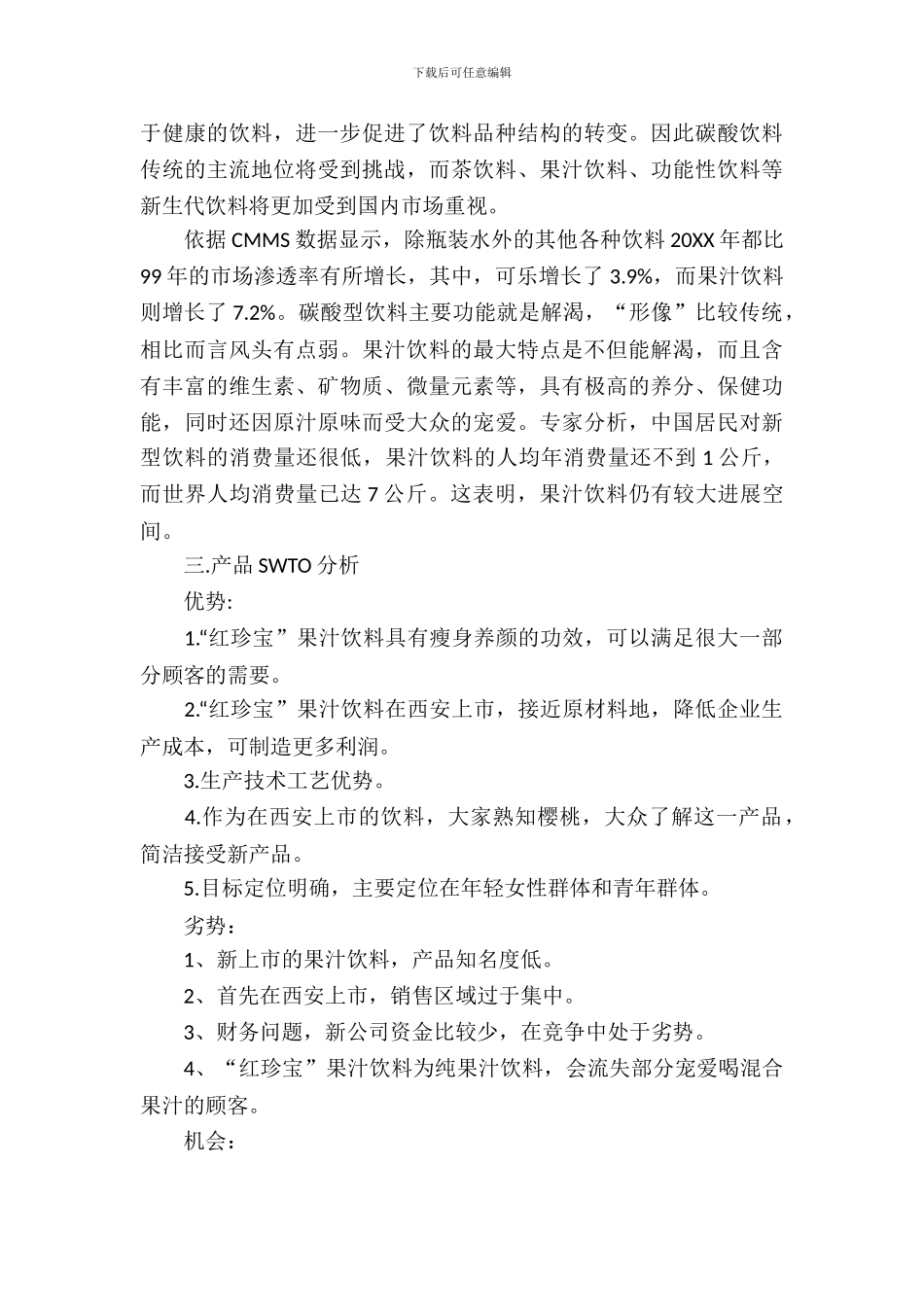 大学生市场营销策划书_第3页