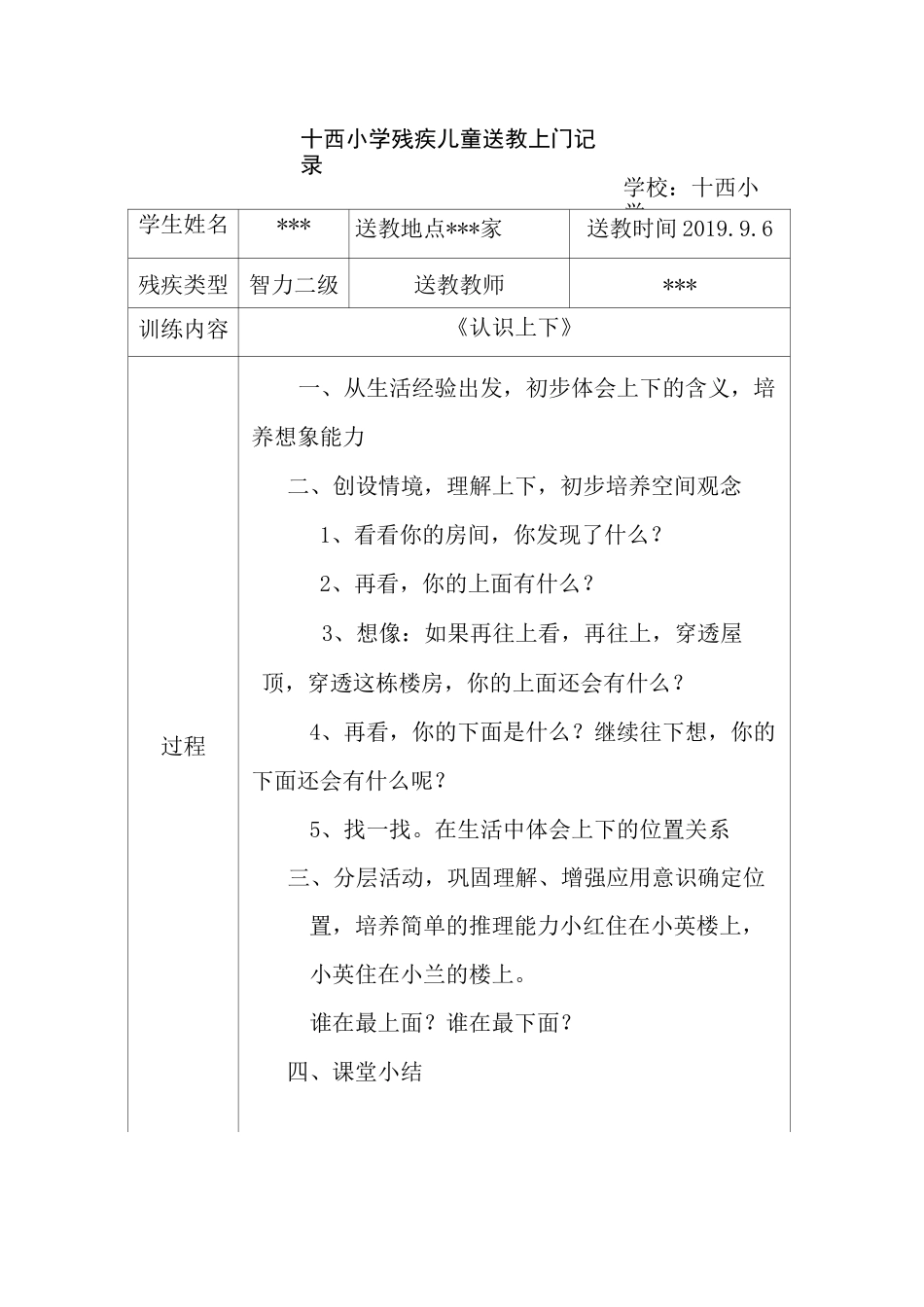 残疾学生送教上门记录_第2页