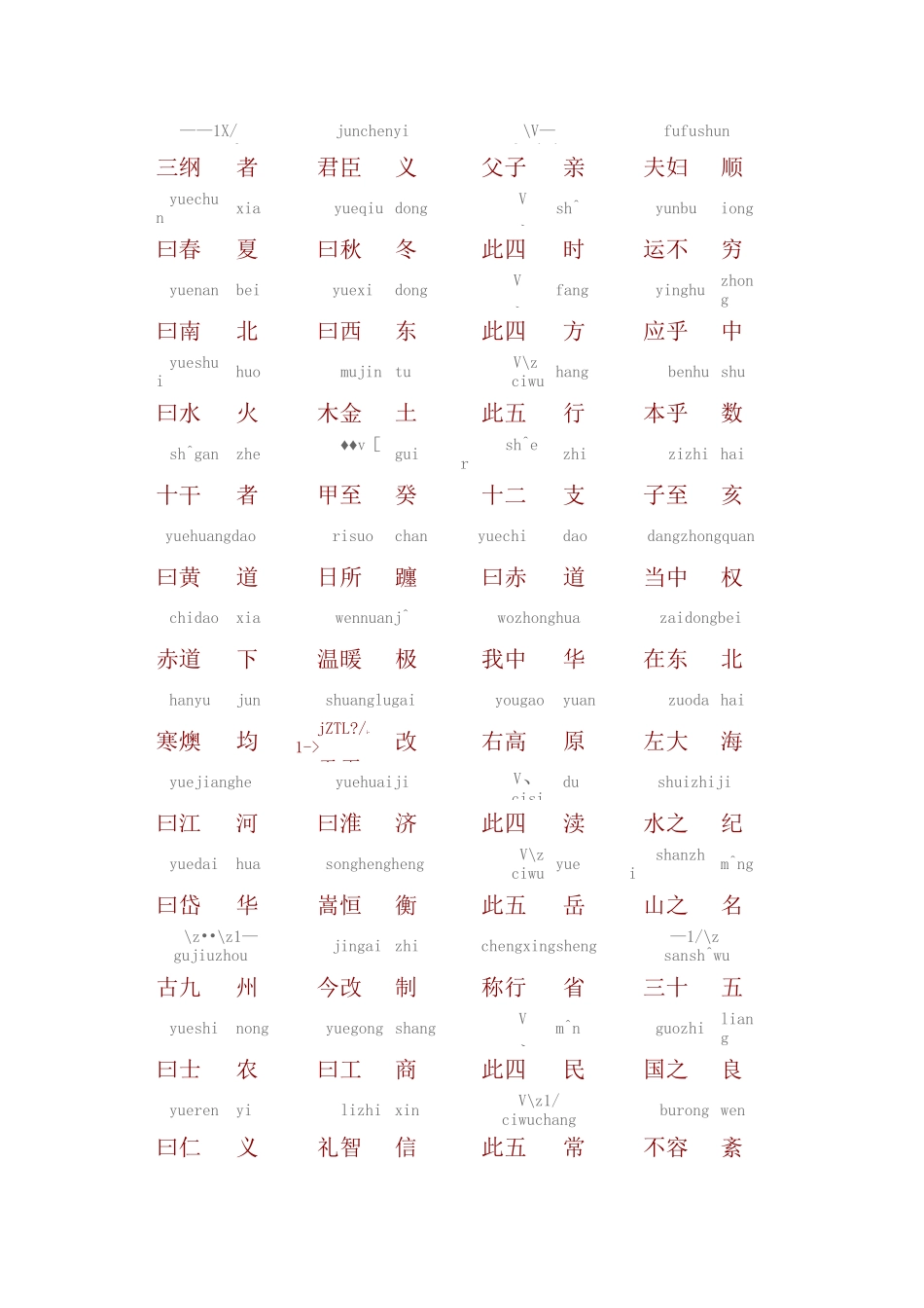 《三字经》拼音版_第2页