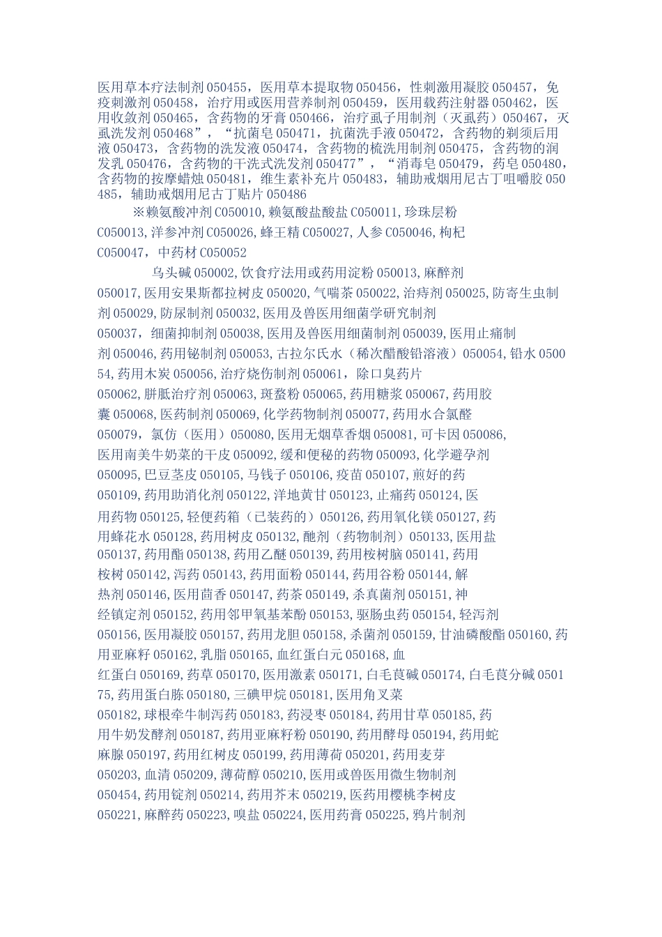 商标分类第5类_第2页