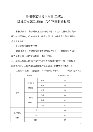 贵阳工程设计质量监督站