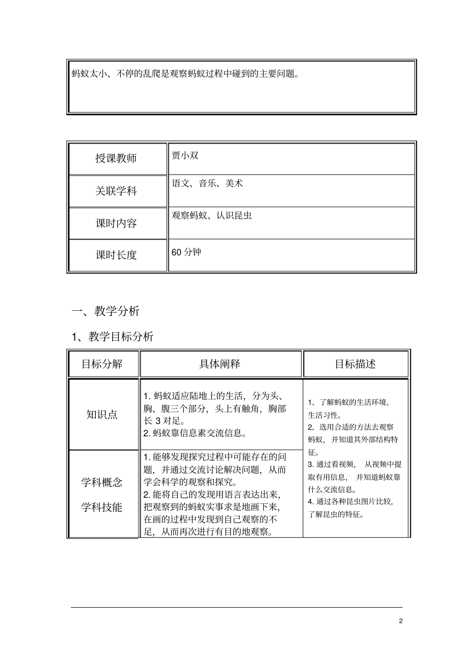 贾小双：科学—观察蚂蚁、认识昆虫修改资料_第2页