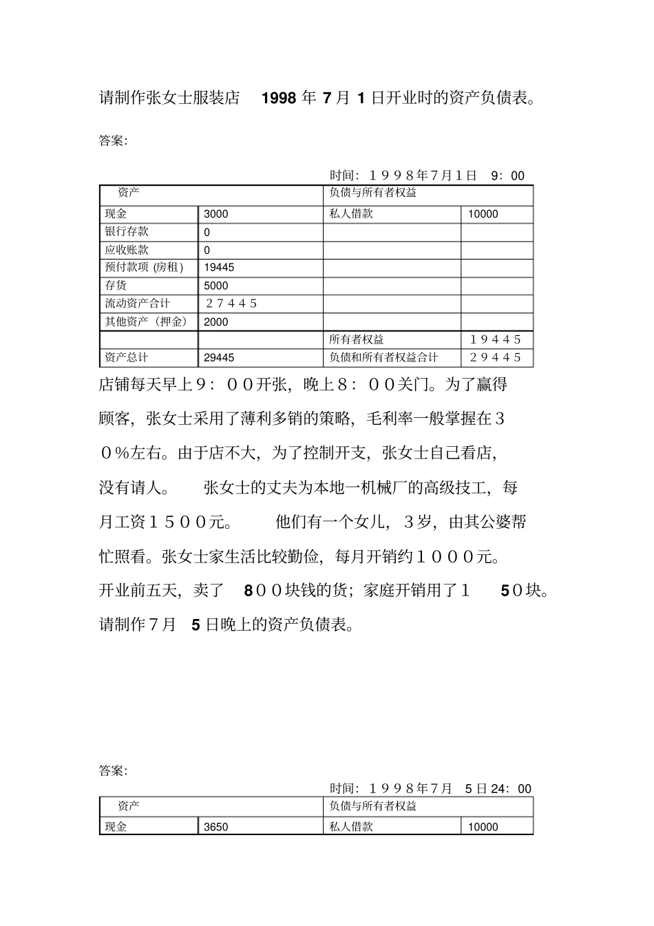 资产负债表与损益表的制作_第2页
