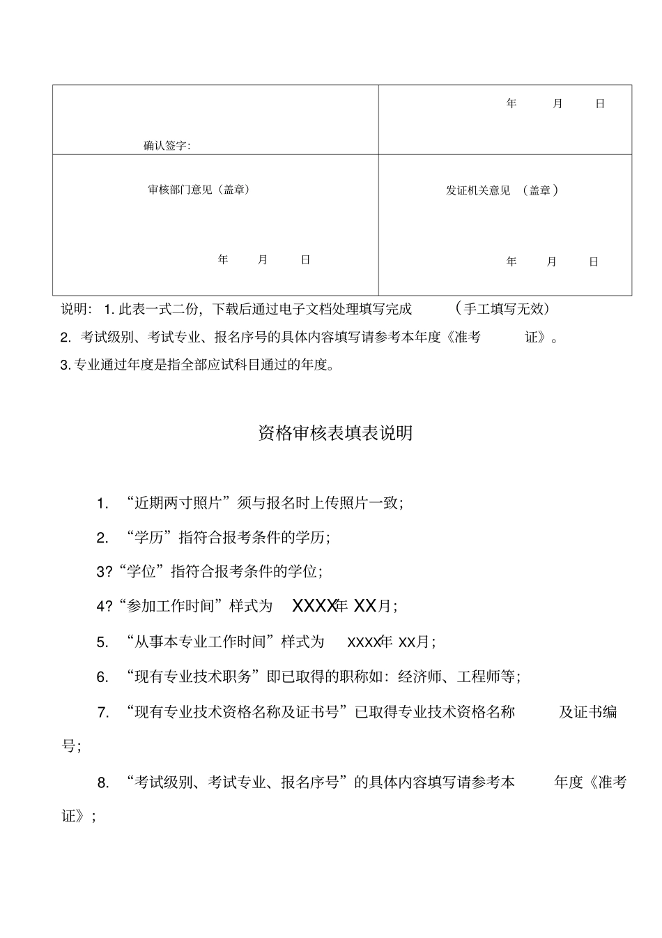 资格考试审核表_第2页