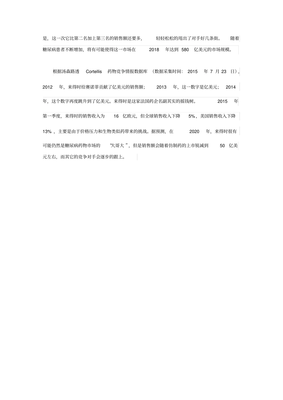 赛诺菲新一代基础胰岛素Toujeo_第3页