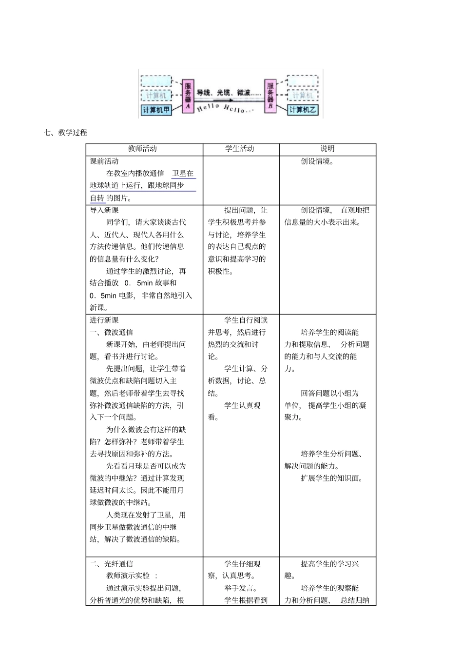 越来越宽信息之路教学设计_第2页