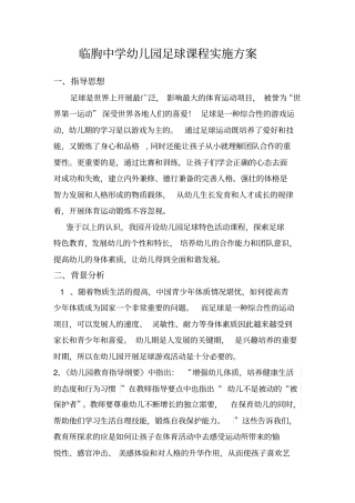 足球活动方案