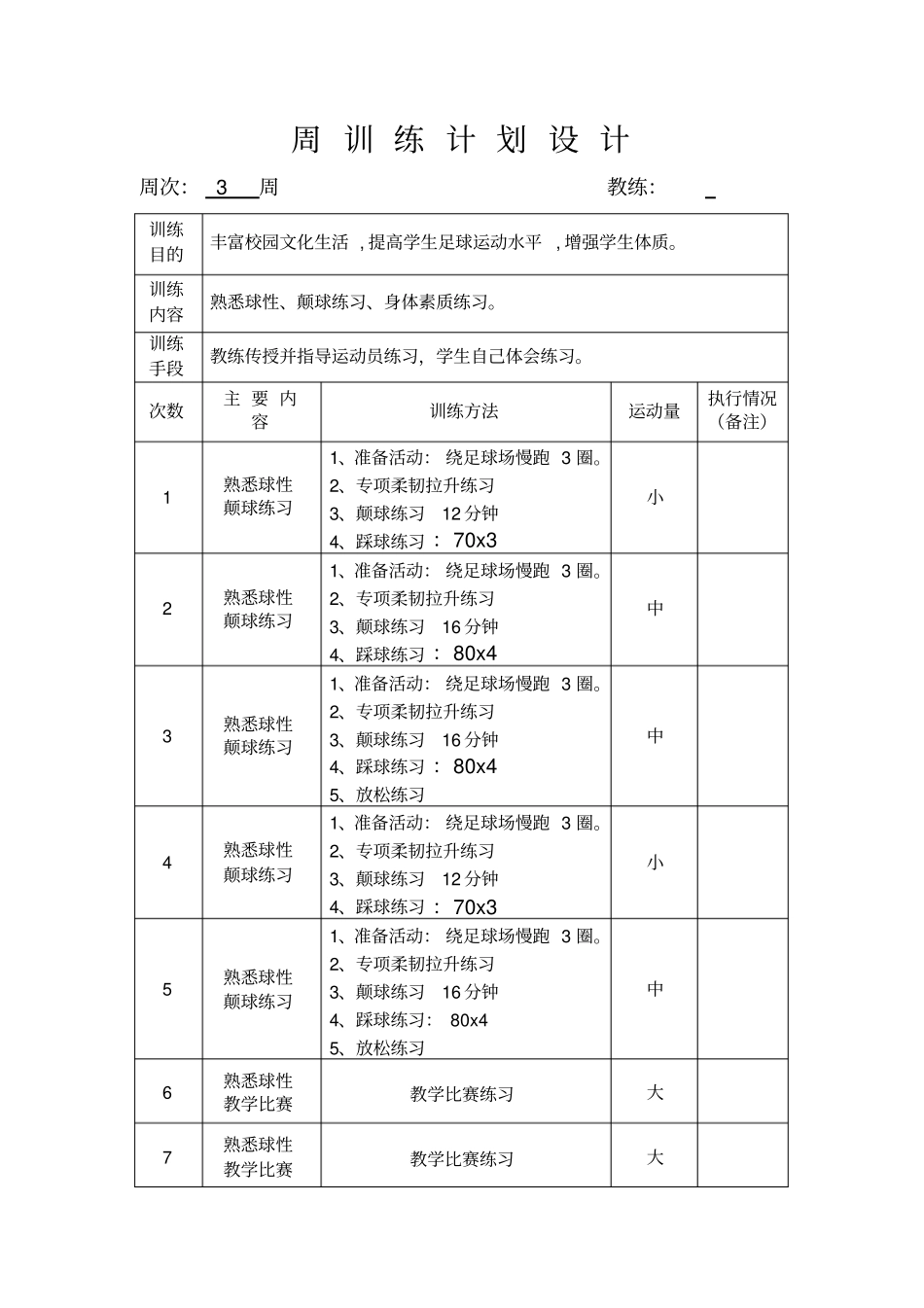 足球训练周计划_第3页
