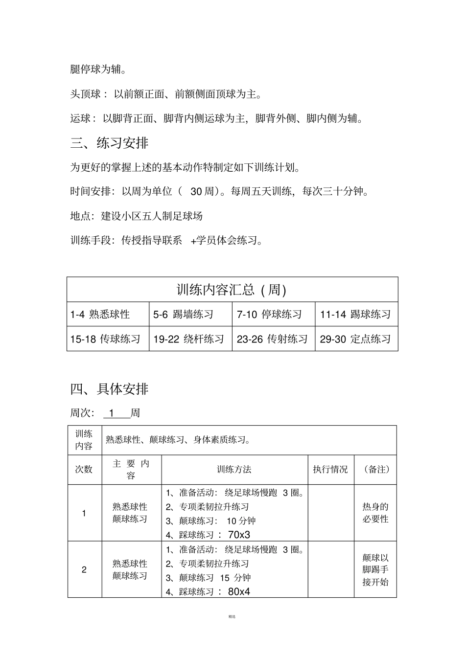 足球训练计划周_第2页