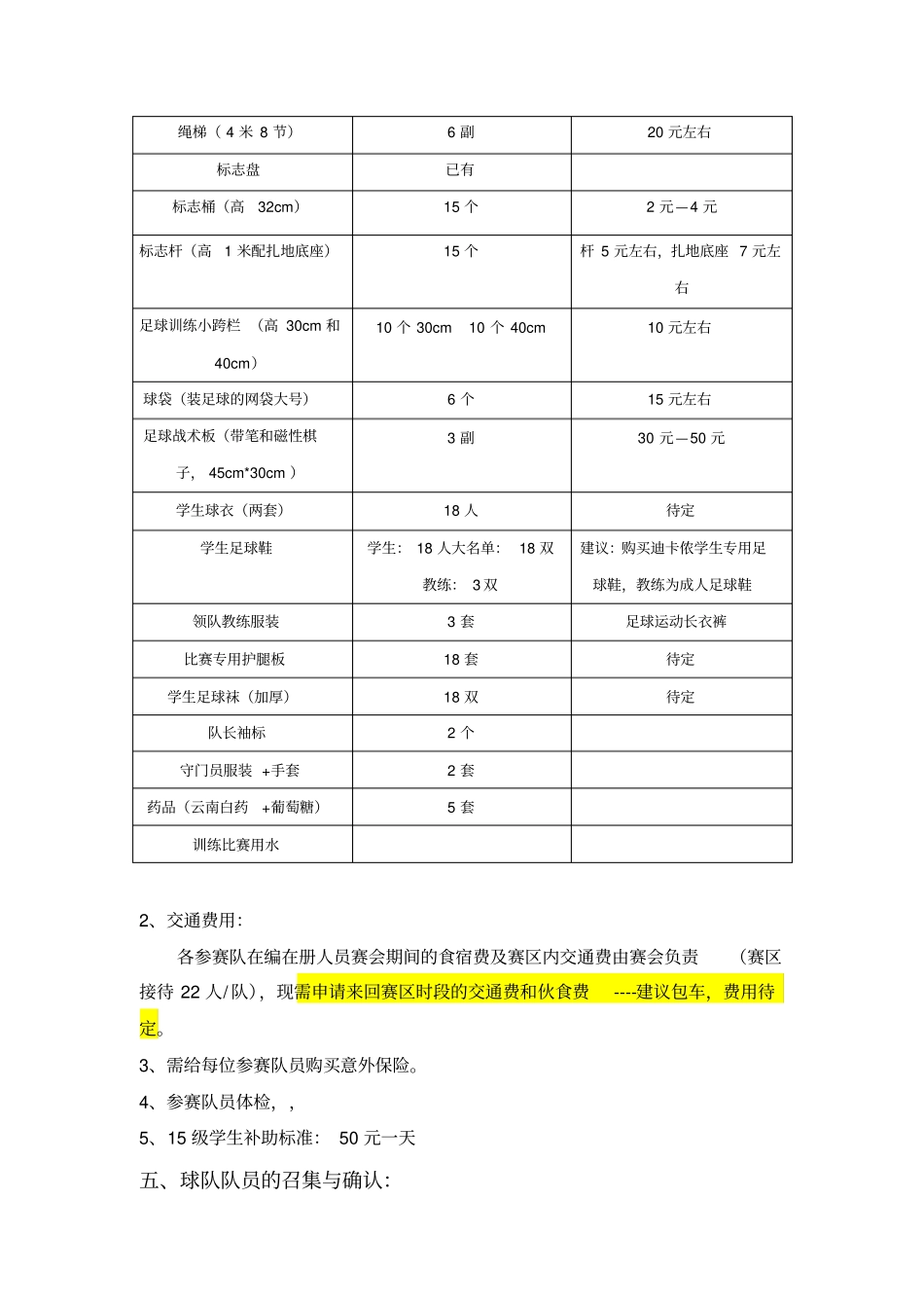 足球队组建方案_第2页