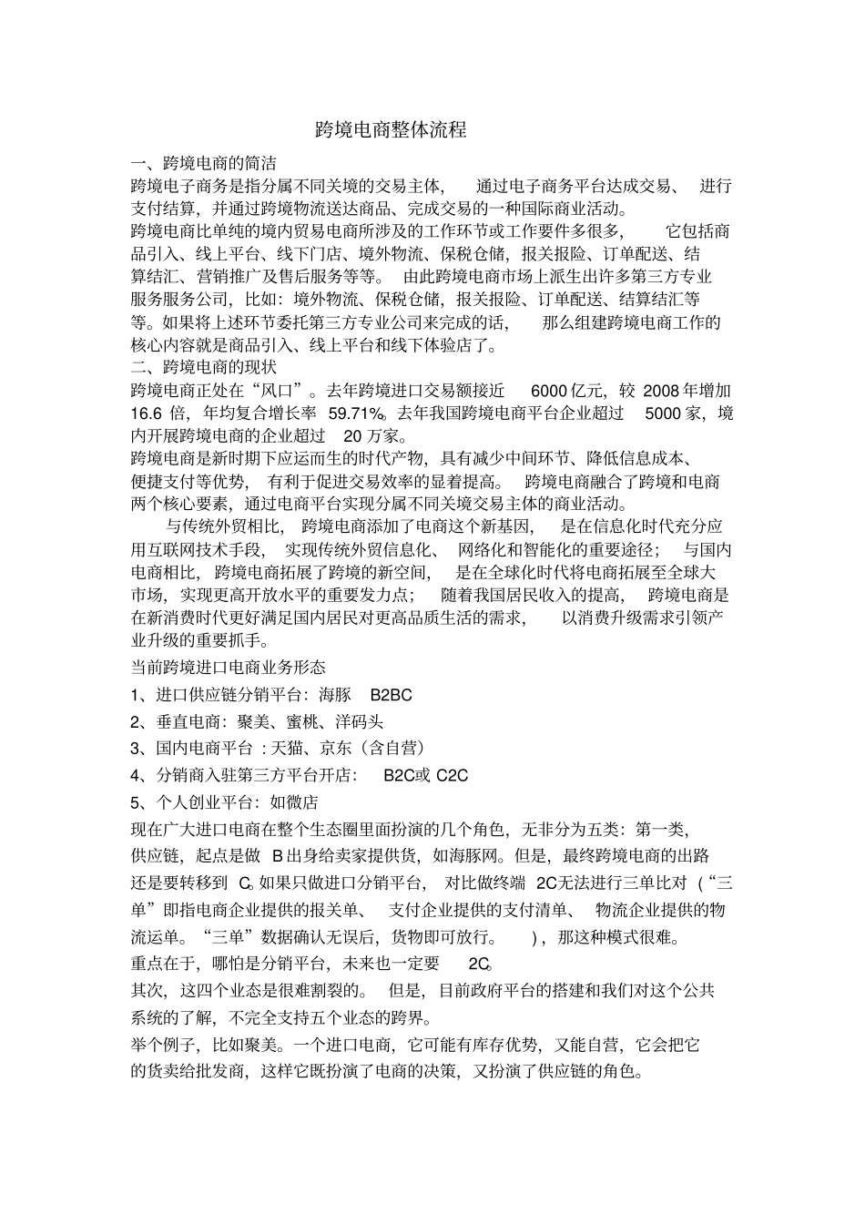 跨境电商整个流程详解_第1页