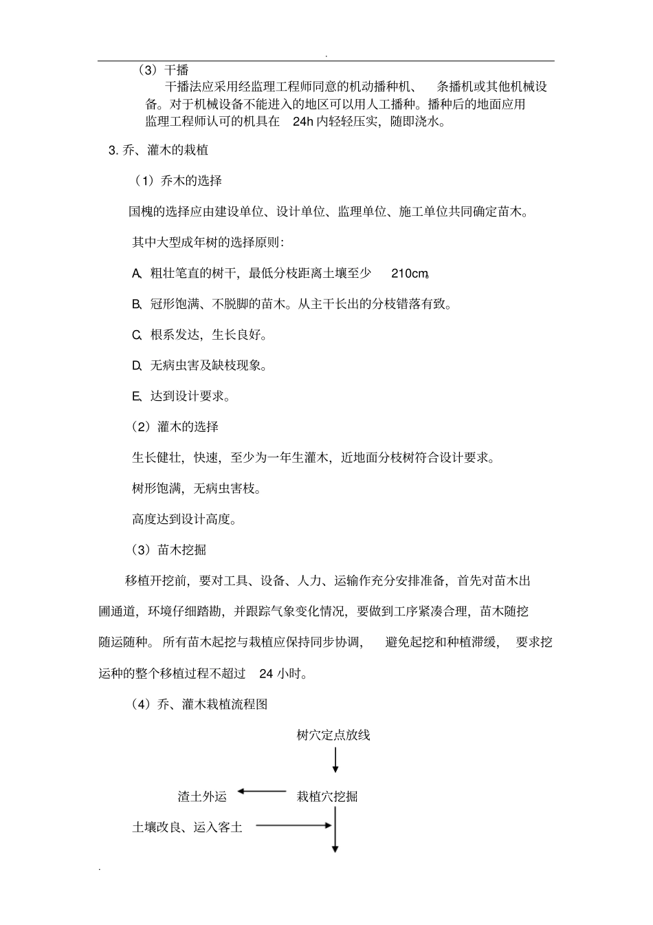 路侧绿化工程施工方案_第3页