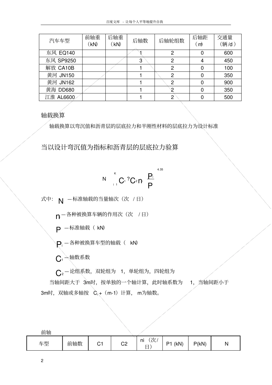 路基路面工程沥青路面课程设计实例1_第2页